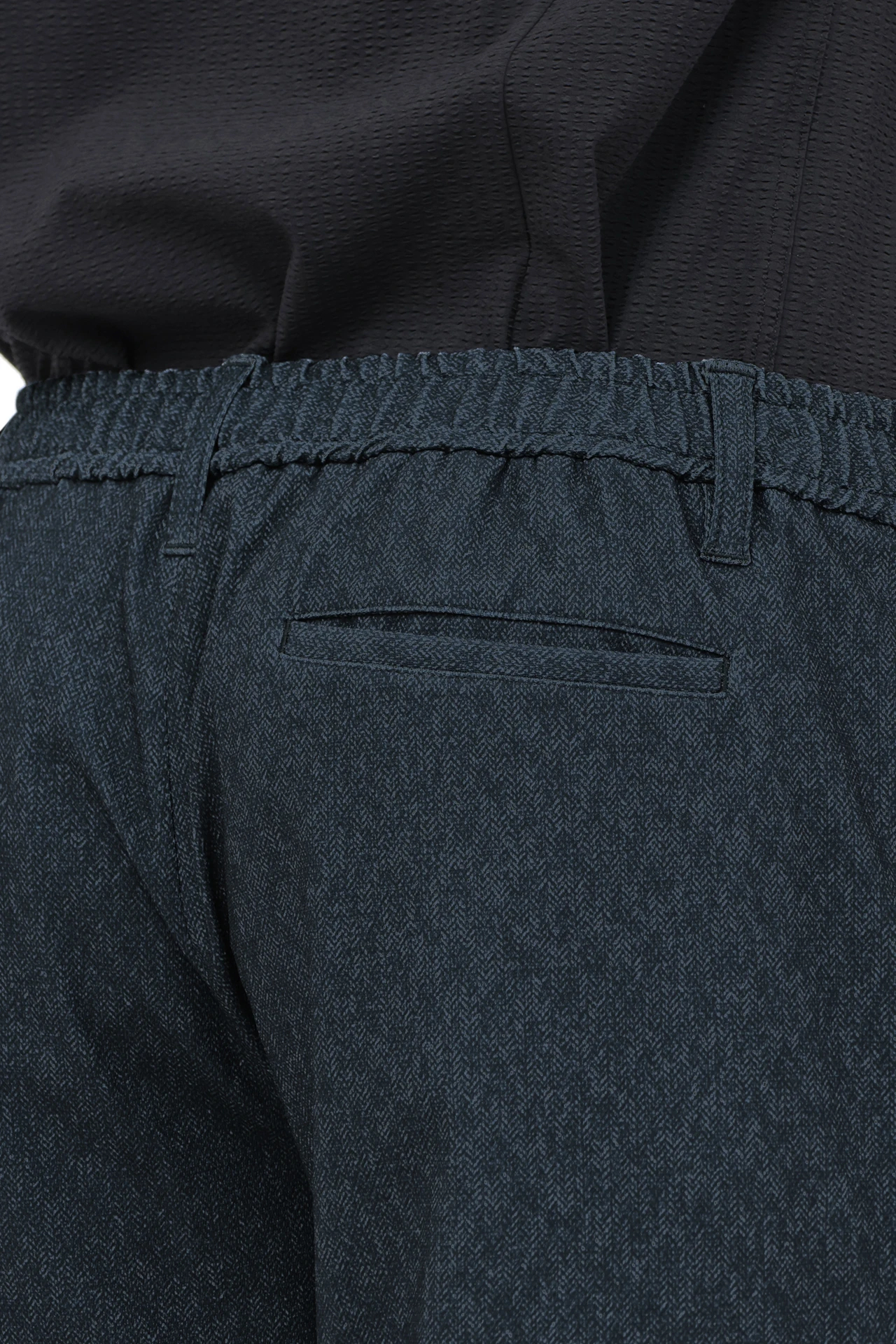 HIGH STREET∴トリコットメッシュミニヘリンボンイージーパンツ / HIGH