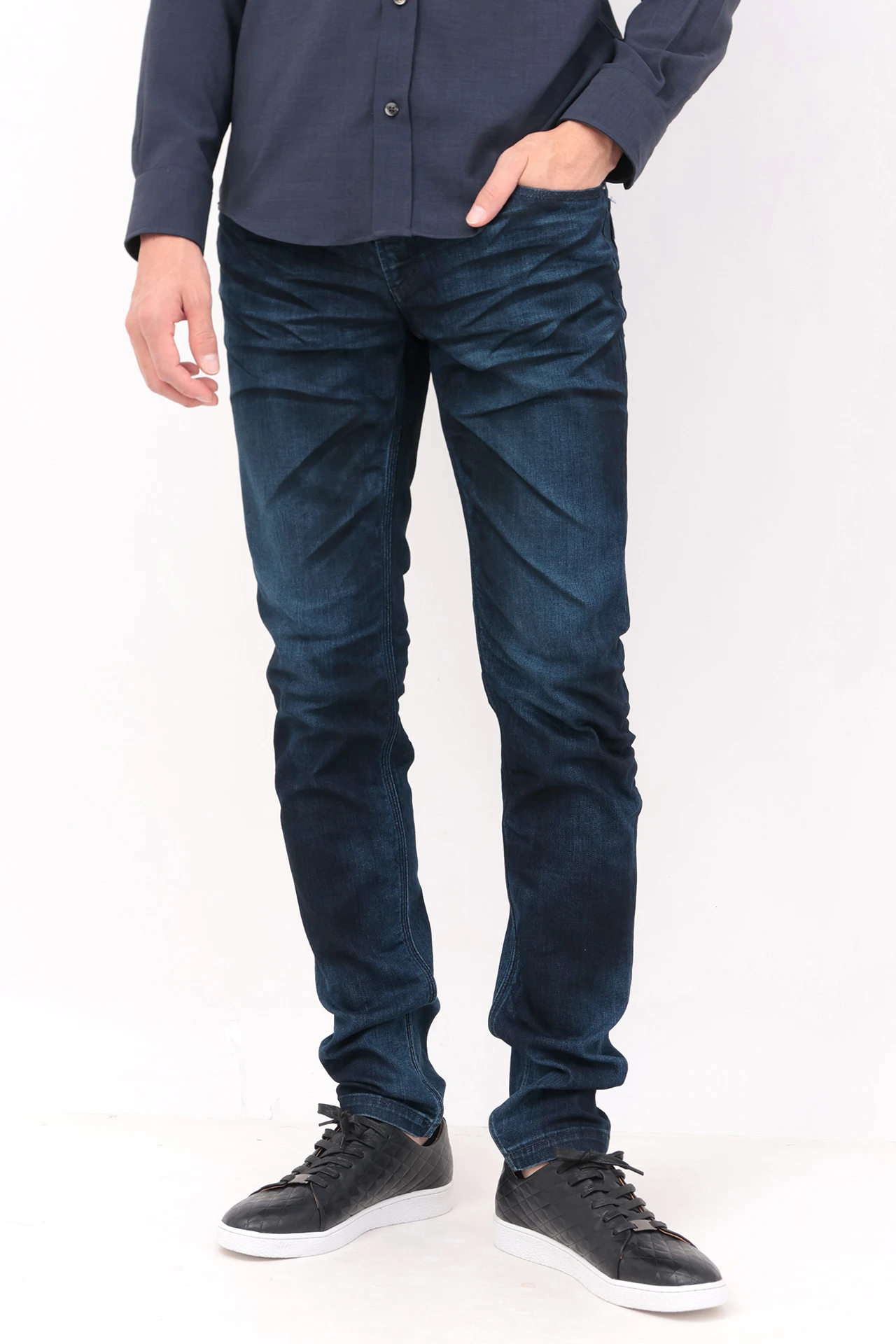 ハイストリート（HIGH STREET）/HIGH STREET∴ハイパワーストレッチグラデーションスリムデニム HIGH STREET∴ハイパワーストレッチグラデーションスリムデニム / HIGH