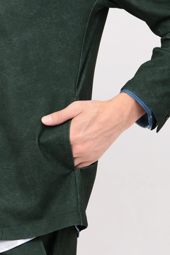 HIGH STREET(ハイストリート) |HIGH STREET∴トリコットメッシュマーブル調プリントノーカラージャケット