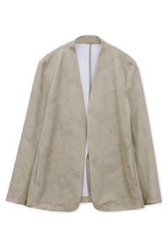 HIGH STREET(ハイストリート) |HIGH STREET∴トリコットメッシュマーブル調プリントノーカラージャケット