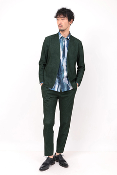 HIGH STREET(ハイストリート) |HIGH STREET∴トリコットメッシュマーブル調プリントイージーパンツ