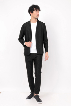 HIGH STREET(ハイストリート) |HIGH STREET∴4WAYブラッシュジャガードノーカラージャケット