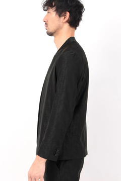 HIGH STREET(ハイストリート) |HIGH STREET∴4WAYブラッシュジャガードノーカラージャケット