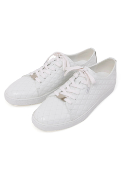 HIGH STREET(ハイストリート) |HIGH STREET∴ダイヤモンド柄型押しドレススニーカー