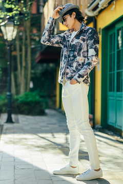 HIGH STREET(ハイストリート) |HIGH STREET∴ダイヤモンド柄型押しドレススニーカー