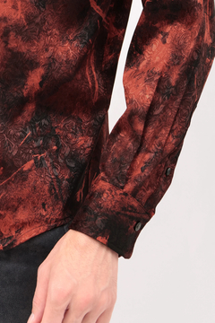 HIGH STREET(ハイストリート) |HIGH STREET∴ストレッチサテンJQシャドーローズプリントSH