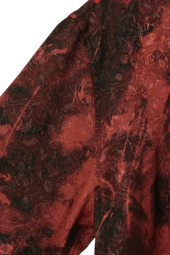 HIGH STREET(ハイストリート) |HIGH STREET∴ストレッチサテンJQシャドーローズプリントSH