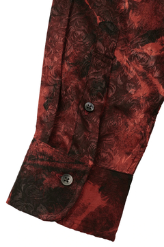 HIGH STREET(ハイストリート) |HIGH STREET∴ストレッチサテンJQシャドーローズプリントSH