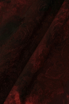 HIGH STREET(ハイストリート) |HIGH STREET∴ストレッチサテンJQシャドーローズプリントSH