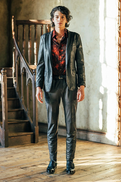 HIGH STREET(ハイストリート) |HIGH STREET∴ストレッチサテンJQシャドーローズプリントSH