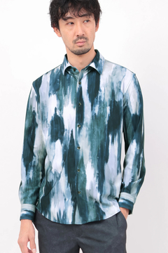 HIGH STREET(ハイストリート) |HIGH STREET∴ハイテンションFlow paintingプリントシャツ