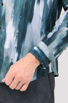 HIGH STREET(ハイストリート) |HIGH STREET∴ハイテンションFlow paintingプリントシャツ