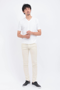 HIGH STREET(ハイストリート) |HIGH STREET∴ハイテンションへリンボンスリム5ポケットパンツ