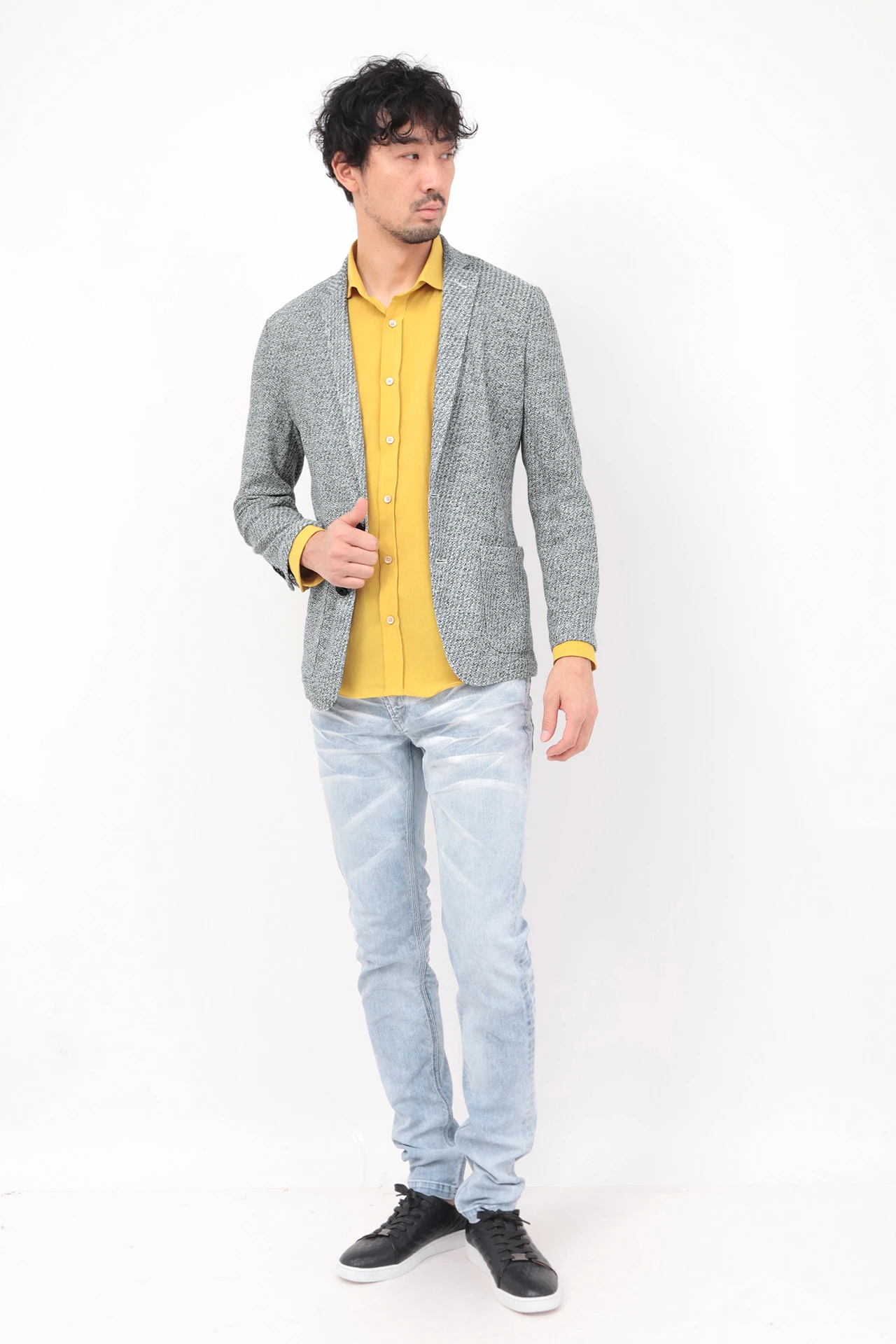 HIGH STREET∴メランジカルゼジャージジャケット / HIGH STREET（ハイ