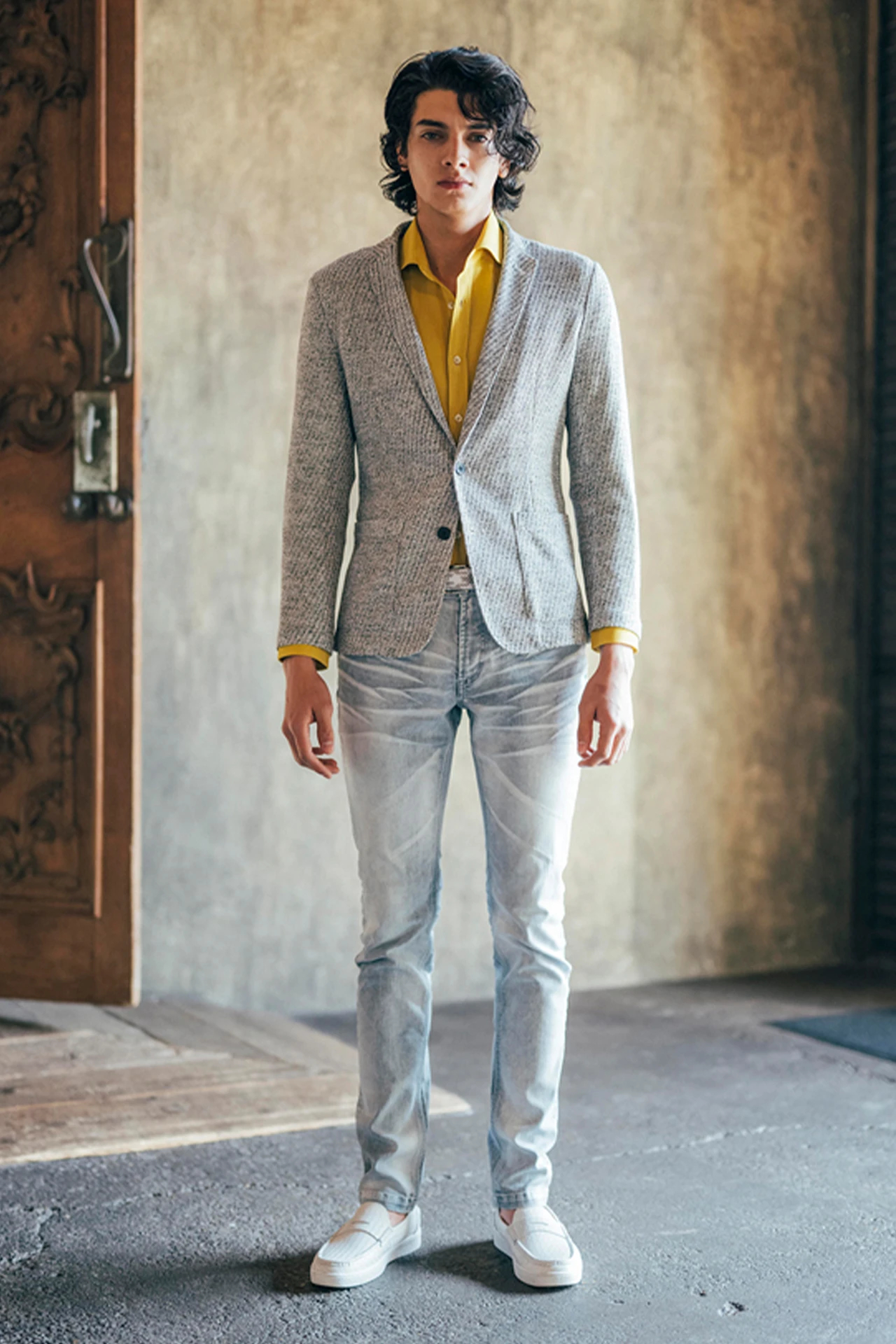 HIGH STREET∴メランジカルゼジャージジャケット / HIGH STREET（ハイ