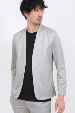 HIGH STREET(ハイストリート) |HIGH STREET∴ブライトウィロージャガードノーカラージャケット