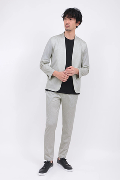 HIGH STREET(ハイストリート) |HIGH STREET∴ブライトウィロージャガードノーカラージャケット