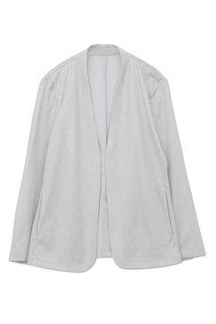 HIGH STREET(ハイストリート) |HIGH STREET∴ブライトウィロージャガードノーカラージャケット