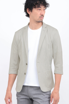 HIGH STREET(ハイストリート) |HIGH STREET∴ブライトウィロージャガード7分袖ジャケット