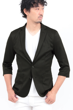 HIGH STREET(ハイストリート) |HIGH STREET∴ブライトウィロージャガード7分袖ジャケット