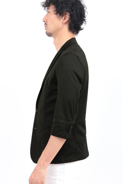 HIGH STREET(ハイストリート) |HIGH STREET∴ブライトウィロージャガード7分袖ジャケット