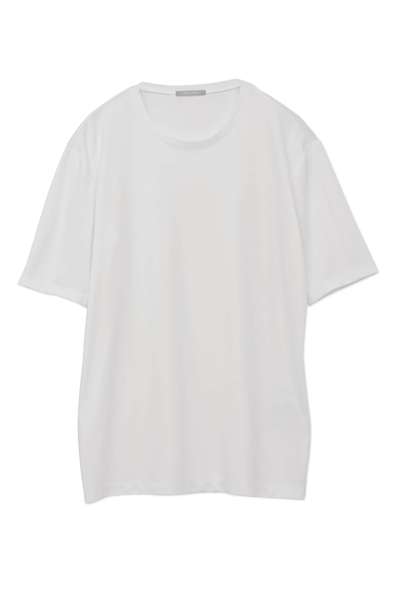 ハイストリート（HIGH STREET）/HIGH STREET∴マシュマロポンチ半袖クルーネックカットソー HIGH STREET∴マシュマロポンチ半袖クルーネックカットソー / HIGH