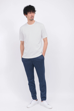 HIGH STREET(ハイストリート) |HIGH STREET∴チェーンストライプクルーネック半袖カットソー