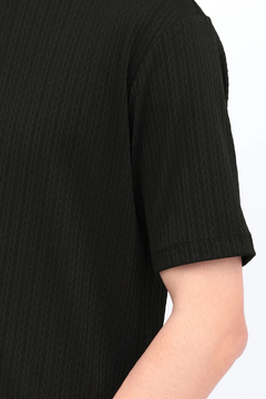 HIGH STREET(ハイストリート) |HIGH STREET∴チェーンストライプクルーネック半袖カットソー