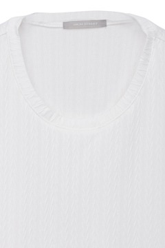 HIGH STREET(ハイストリート) |HIGH STREET∴チェーンストライプクルーネック半袖カットソー