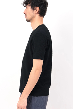 HIGH STREET(ハイストリート) |HIGH STREET∴RIPAトライアングルモノグラムVネック半袖カットソー