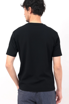 HIGH STREET(ハイストリート) |HIGH STREET∴RIPAトライアングルモノグラムVネック半袖カットソー