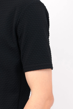 HIGH STREET(ハイストリート) |HIGH STREET∴RIPAトライアングルモノグラムVネック半袖カットソー