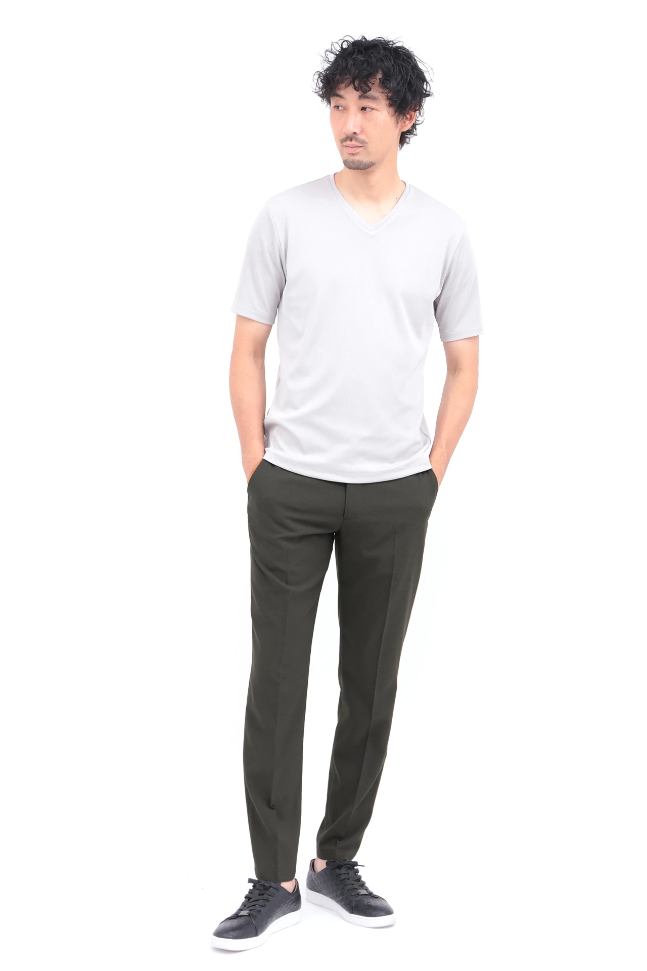 HIGH STREET∴リフラクスエコストレッチイージーパンツ / HIGH STREET