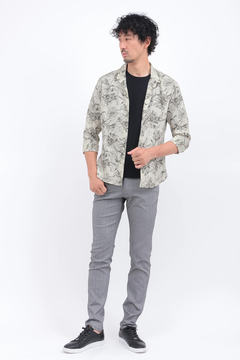 HIGH STREET(ハイストリート) |HIGH STREET∴ラインフラワーショートウイング７分袖シャツ