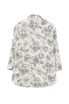 HIGH STREET(ハイストリート) |HIGH STREET∴ラインフラワーショートウイング７分袖シャツ