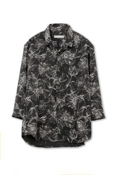 HIGH STREET(ハイストリート) |HIGH STREET∴ラインフラワーショートウイング７分袖シャツ