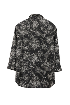 HIGH STREET(ハイストリート) |HIGH STREET∴ラインフラワーショートウイング７分袖シャツ