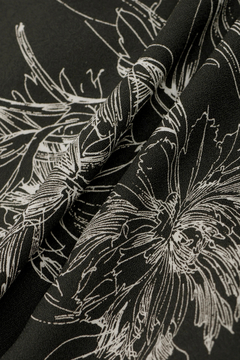 HIGH STREET(ハイストリート) |HIGH STREET∴ラインフラワーショートウイング７分袖シャツ