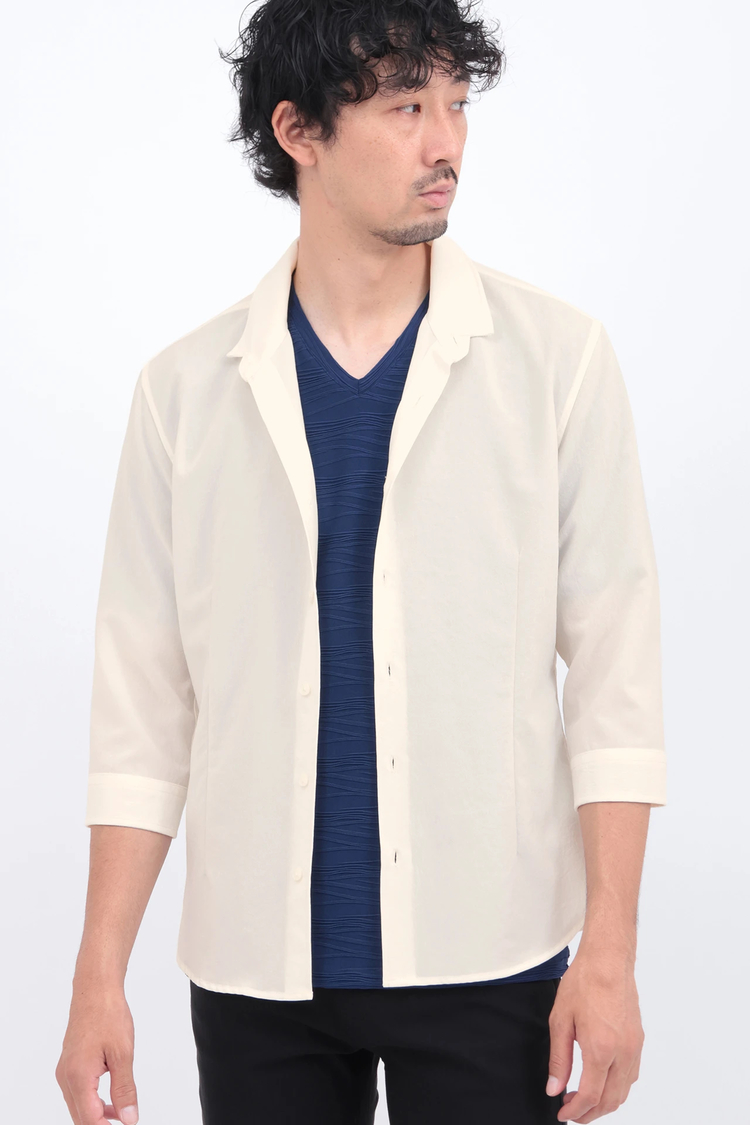 HIGH STREET(ハイストリート) |HIGH STREET∴COOLトロピカルショートウイング７分袖シャツ