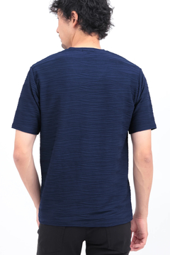 HIGH STREET(ハイストリート) |HIGH STREET∴ランダムウェーブタック半袖Vネックカットソー