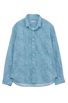 HIGH STREET(ハイストリート) |HIGH STREET∴メランジプリントサッカーショートウイングシャツ