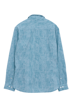 HIGH STREET(ハイストリート) |HIGH STREET∴メランジプリントサッカーショートウイングシャツ