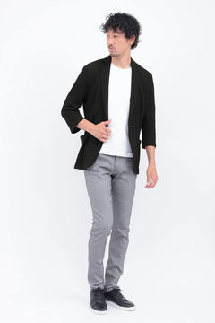 HIGH STREET(ハイストリート) |HIGH STREET∴４WAYエアリーバーク柄リンクス７分袖ジャケット