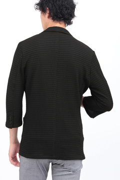 HIGH STREET(ハイストリート) |HIGH STREET∴４WAYエアリーバーク柄リンクス７分袖ジャケット