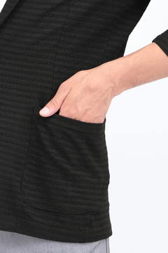 HIGH STREET(ハイストリート) |HIGH STREET∴４WAYエアリーバーク柄リンクス７分袖ジャケット