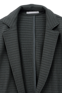 HIGH STREET(ハイストリート) |HIGH STREET∴４WAYエアリーバーク柄リンクス７分袖ジャケット