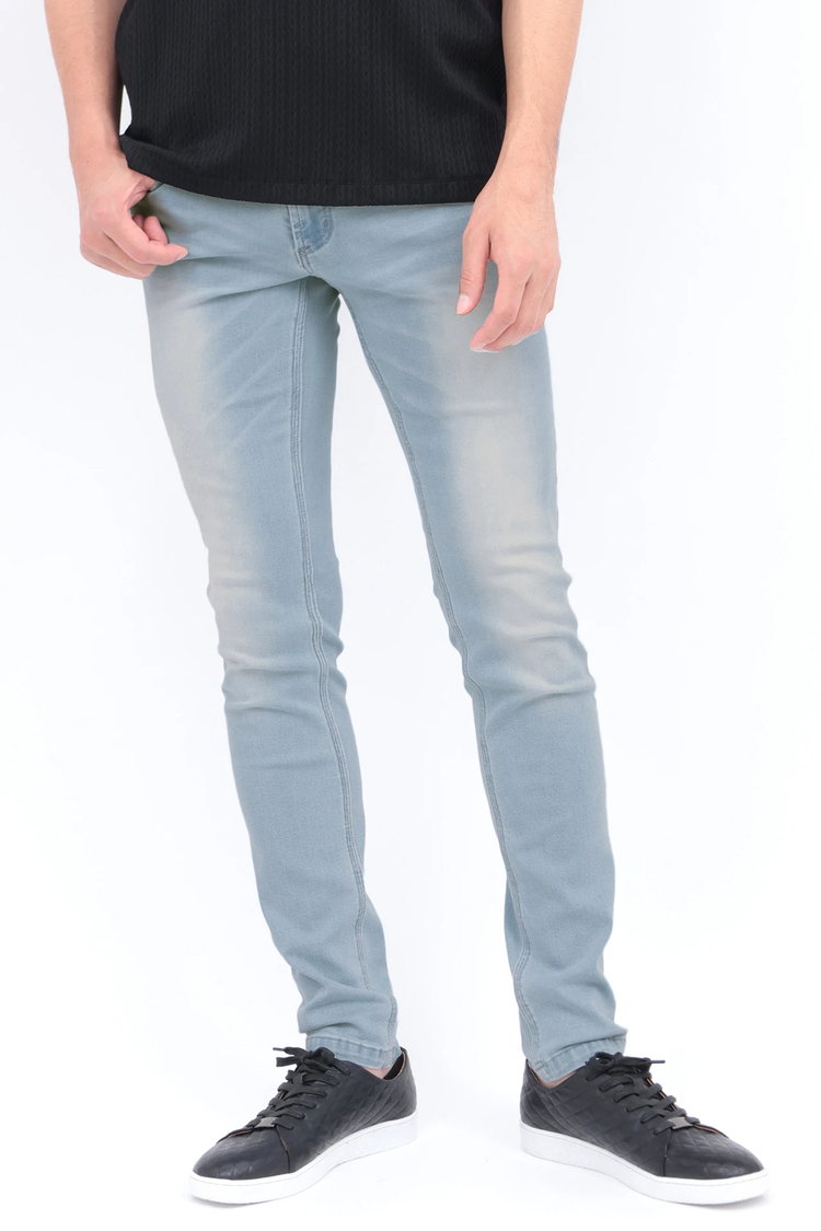 HIGH STREET(ハイストリート) |HIGH STREET∴ハイパワーストレッチブリーチスリムデニム