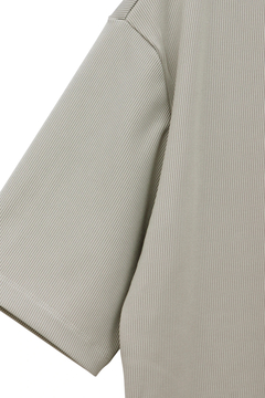 HIGH STREET(ハイストリート) |HIGH STREET∴シルキーリブVネック半袖カットソー