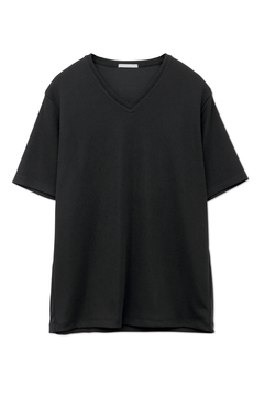 HIGH STREET(ハイストリート) |HIGH STREET∴シルキーリブVネック半袖カットソー