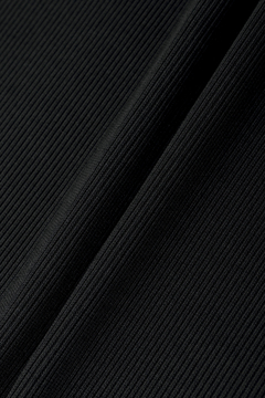 HIGH STREET(ハイストリート) |HIGH STREET∴シルキーリブVネック半袖カットソー